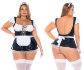 Costume de soubrette française Mapale 60043X, couleur : comme sur la photo